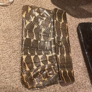 Exotic Snakeskin Clutch
